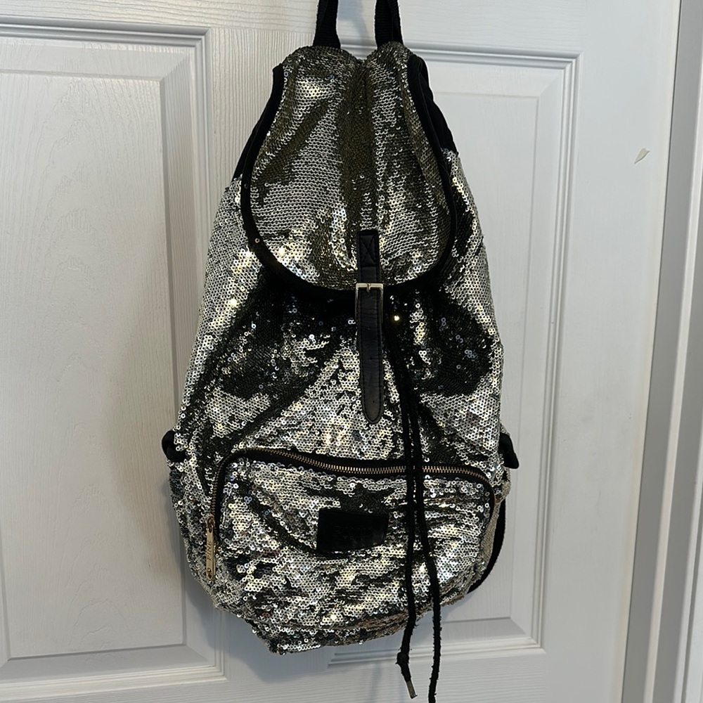 VS Pink Sequin Backpack